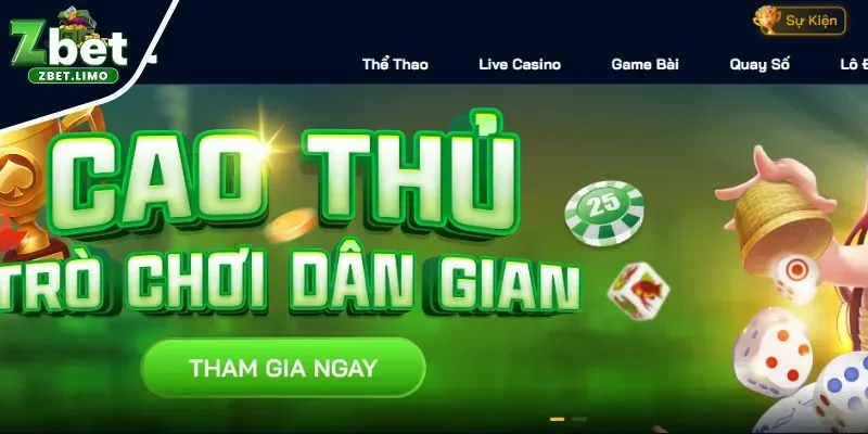 Đăng ký Zbet nhận tỷ lệ trả thưởng siêu khủng