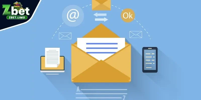 Trao đổi với nhà cái qua Email